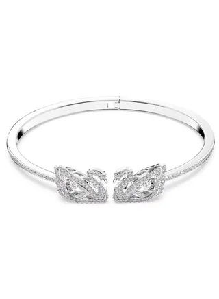 Swarovski Silver Swan Rhodium Plated Bracelet 