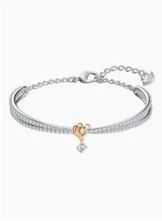 Swarovski Elements Forever Heart Bracelet 