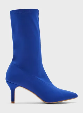 Sock Style Pointed Boots 
