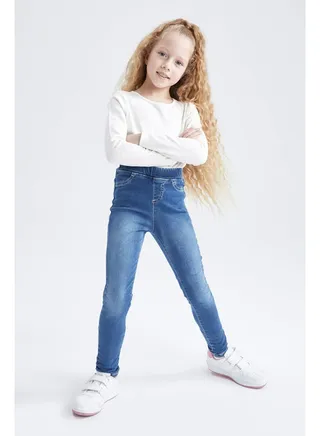 Girl Denim Jeggings 