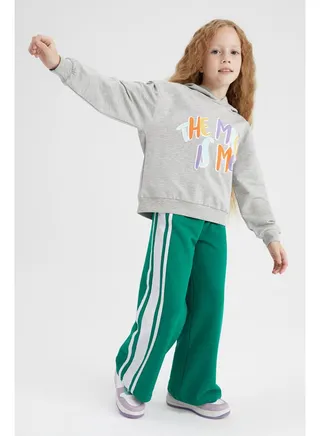 Girl Wide Leg Knitted Trousers 