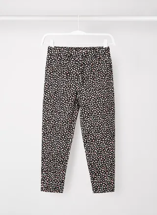 Kids/Teen All-Over Heart Print Pants Black 