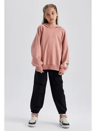 Girl Parachute Woven Trousers 