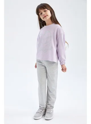 Girl Grey Trousers 