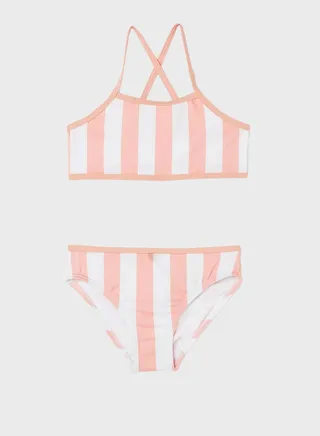 Kids Striped Bikini 