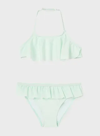 Kids Frilly Halter Bikini 