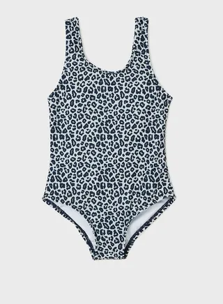 Kids Leopard Print Swimsuit 