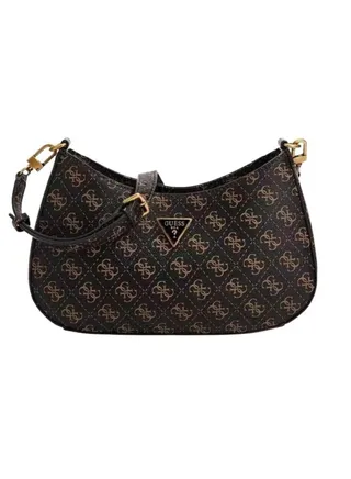 GUESS Women's Noelle Crossbody Camera Bag in Brown. 