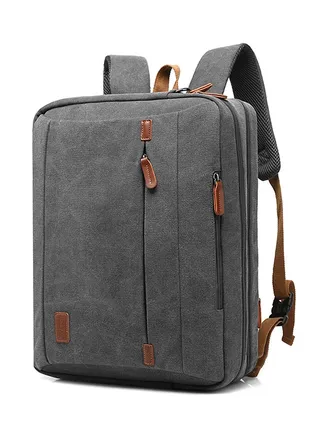 Convertible Multi-Functional Laptop Briefcase Grey 