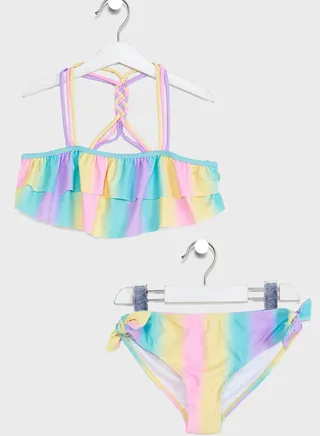 Youth Printed Bikini Set 