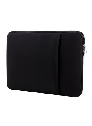 Zipper Pouch Case Cover For MacBook Air Pro Notebook Black 