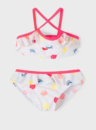Kids Striped Bikini Set 