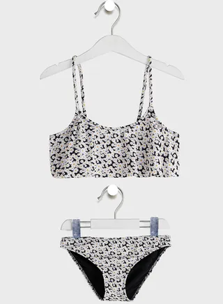 Kids Floral Bikini Set 