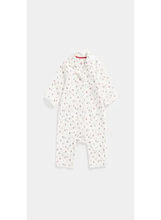 Festive Woven Baby Pyjamas 