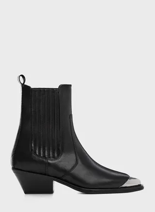 Metal Ankle Boots 