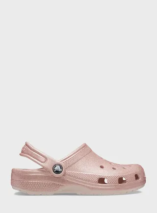 Kids Classic Glitter Clog Sandals 