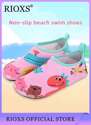 Water Shoes Beach Socks for Kids Toddler Baby Girls Boys Barefoot Quick-Dry Non-Slip Swim Socks Aqua Water Shoes for Beach Swimming Pool Water Park 