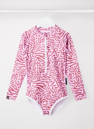 Girls Printed Swimsuit 