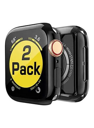 2-Pack  Compatible with For Apple Watch Screen Protector 44mm Series 5 Series 4, CTYBB All-Around Soft TPU Protection HD Ultra-Thin Cover for iWatch case 44mm, 