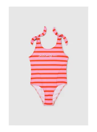 Younger Girl Smile Pretty One Swimsuit 