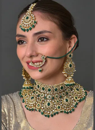 Kundan Gold Plated Necklace Set