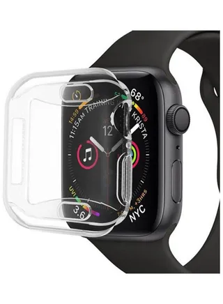 unisex Soft TPU Gel  Protective Cover Case for Apple iWatch Series 5& 4, 44mm 