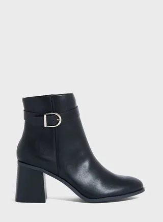 Crepe  Ankle Boots