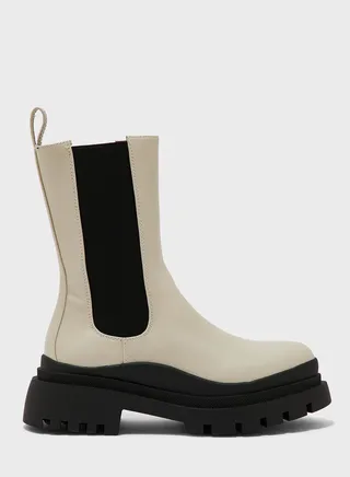 Chunky Chelsea Biker Boots 