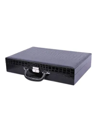 24-Slot PU Leather Watch Case 