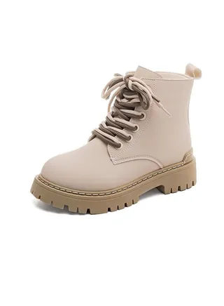 New English Style Heavy-Soled Work Boots 