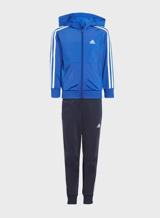 Little Kids 3 Stripes Shiny Tracksuit 