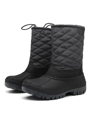 Waterproof High Top Thermal Boots Grey 