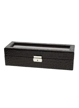 6 Compartment Watch Box Organizer 