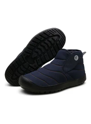 Winter Slip-On Snow Boots Blue/Black 