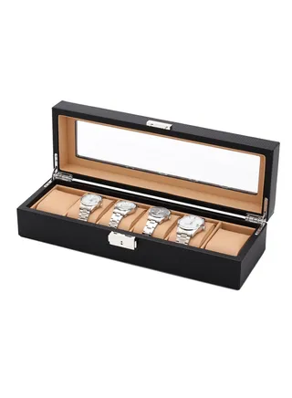 High-end watch box dust-proof watch storage box handmade large-capacity watch box 