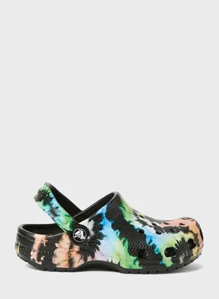 Infant Classic Tie Dye Graphic Clogs 
