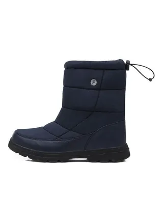 Warm High Top Boots Blue 