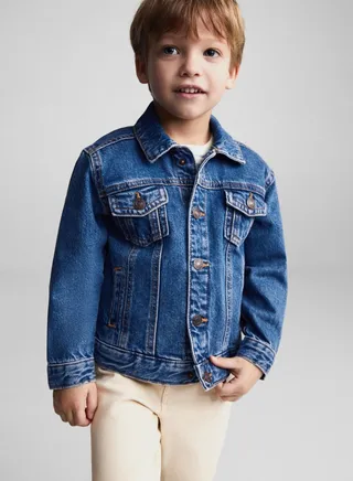 Kids Mid Wash Denim Jacket 