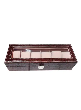 women 6-Slot Watch Case 