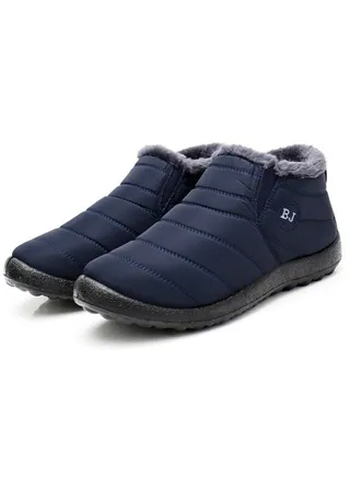 Women Winter Snow Boots Blue 
