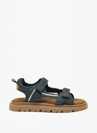 Boys Solid Sandals with Hook and Loop Closure Ramadan Collection 