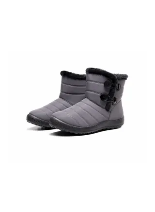 Women Slip-On Snow Boot Grey 