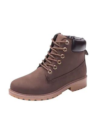 Lace Up Martin Boots Brown 