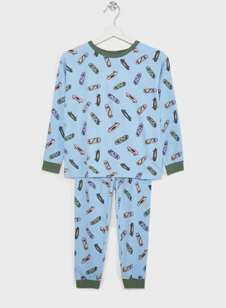 Kids Skateboard Pyjama Set 