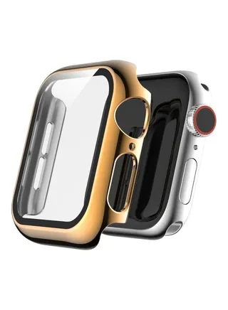 For Apple Watch Series 5 And Full Coverage Plating Tpu Case 