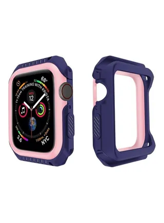 For Apple Watch Series 5 And Shockproof Two Color Protective Case 