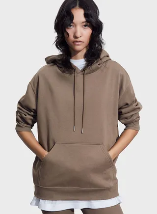 Drawstring Pocket Detail Hoodies
