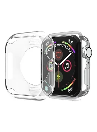 For Apple Watch Series 3, 2 And 1 Plating Tpu Round Hole Hollowing Protective Case 