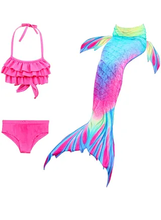 Children's Mermaid Swimsuit Bikini 
