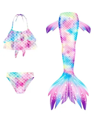Children's Mermaid Swimsuit Bikini 